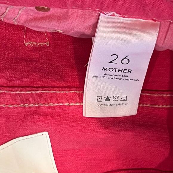MOTHER The Ditcher Crop High Waist Jeans Size 26 - Picture 12 of 16